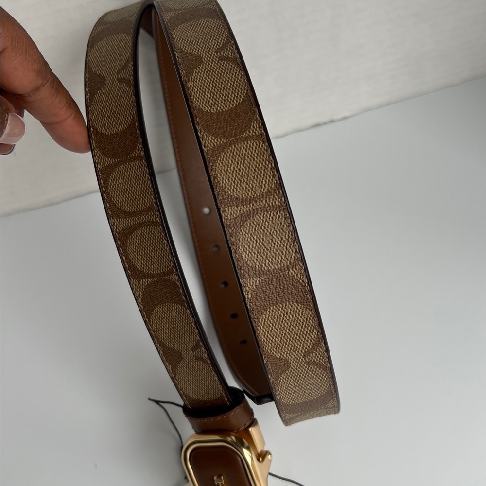 Coach Signature Buckle Cut To Size Morgan Belt - Picture 13 of 17